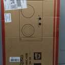 2 Burner Electric Cooktop 24 Inch, 1800W Electric Stove 110V, Knob Control