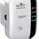 WiFi Extender Signal Booster, Covers Up to 1200 Sq.ft and 30 Devices, 300Mbps &2.4GHz WiFi Range Extender,Wireless Repeater, Internet Booster with Ethernet Ports, WPS Setup, Alexa Compatible