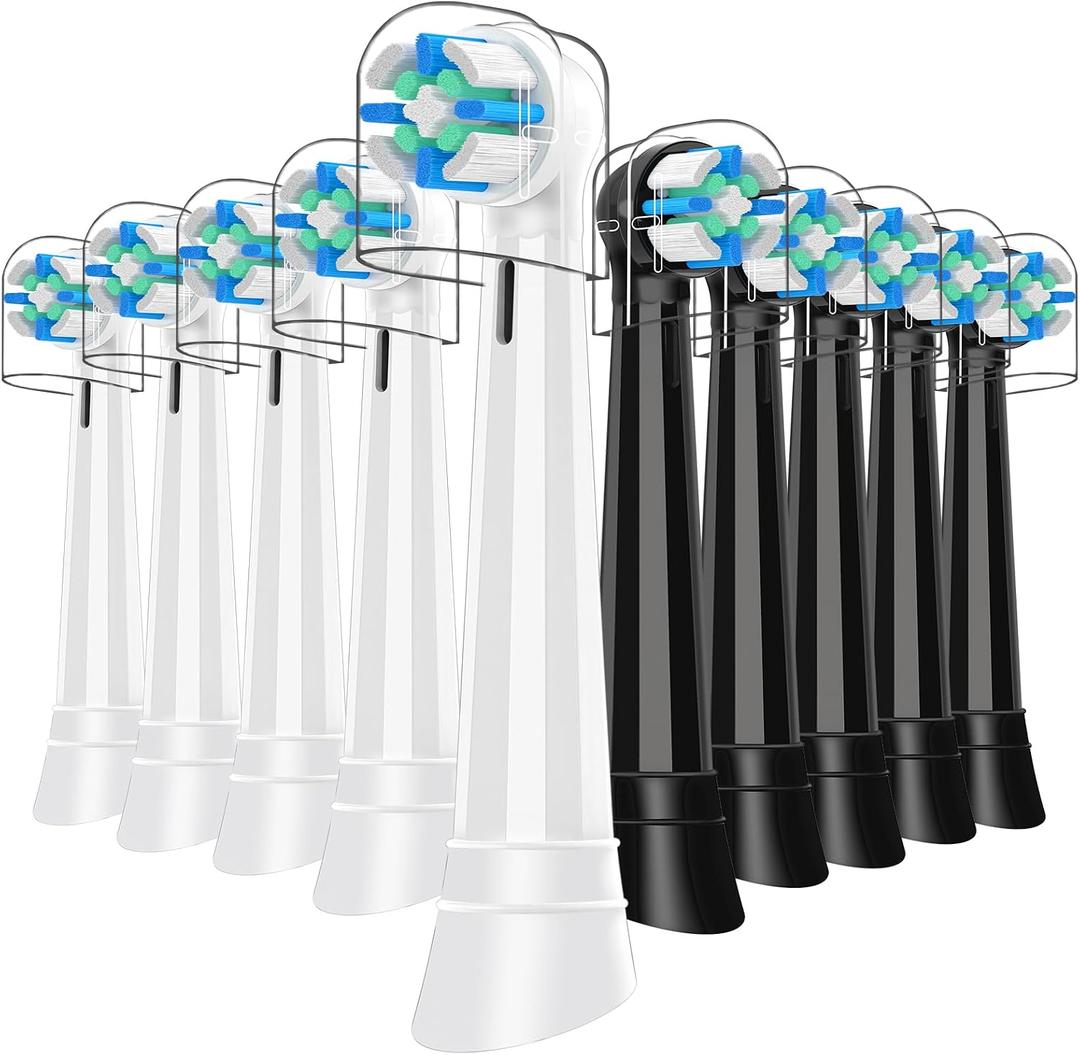 10PCS iO Replacement Heads Compatible with Oral B iO 2/3/4/5/6/7/8/9/10 Series Electric Toothbrush,Toothbrush Heads Compatible with Oral B iO,Gentle Gum Care Bristles for a Comfortable Clean