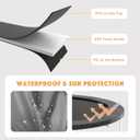 Trampoline Spring Cover, Gonoce 14FT Trampoline Pad Replacement, No Holes for Poles, Waterproof and Tear-Resistant Black