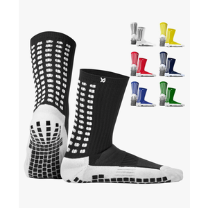 Lux Dual Grip Socks - Soccer Grip Socks for Men and Women. GripArray Performance & Comfort