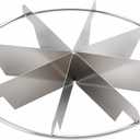 Winco 8-Cut Stainless Steel Pie Cutters Medium
