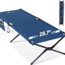 Sportneer Camping Cot, Military Cot Portable Camping Cots for Sleeping 78.3"x28.7"x14.6" Heavy Duty Folding Bed for Adults Teen Outdoor Travel Camping Tent Lounge Office Support 330 Lbs