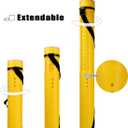 TRANSON Durable Poster Storage Tube with Straps 24"-40" Extendable for Blueprints, Artwork, Maps, Posters Color Yellow
