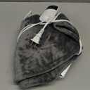 Neck and Shoulder Heat Pad, Electric Neck Heating Pad with 9 Heating Levels & 4 Timers for Pain Relief Heated Neck Wrap Machine Washable Neck Shoulder Warmer Winter Christams Gift for Men Women