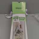 QWR Reinforced Cat Screen Door,Fits Door Opening Size 32''x 80'',Thickened Cat Proof Screen Door with Zipper Closure for Living Room,Kitchen,Bedroom.