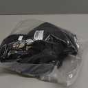 ZERMOM Women's Cropped Denim Jacket Button Down Long Sleeve Fitted Crop Top Jean Coat (Large, Black)