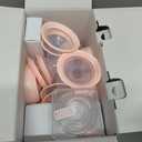 NCVI Electric Breast Pump 8782, Portable Hospital-Grade Double Pump with 4 Modes & 9 Levels, Anti-Backflow, Rechargeable Quiet Breastfeeding Pump for Efficient Comfortable Use at Home, Work or Travel (2200mAh, Pink)