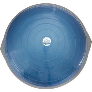Bosu Pro Multi Functional Home Gym Full Body Balance Strength Trainer Ball Equipment with Guided Workouts and Pump (Blue/Gray)