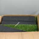 NINXANG Artificial Grass Rug 0.8 Inch Pile Height 4FTx10FT Indoor Outdoor Fake Grass Carpet with Drainage Holes Fake Grass Mats Turf Mat Turf Grass for Patio Deck Balcony Landscape Lawn