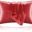 BEDELITE Satin Pillowcase 4Pack Hot Pink 20x36IN