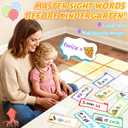 Dolanus 30 Read and Rhyme Flip Books, Word Family ABC Vocabulary Flashcards, Kindergarten Sight Word - Learn to Read Phonics Flash Cards Activity Games, Toys for Kids Toddlers Ages 3-8 Years Old