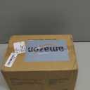 Estmoon 6 Pack Door Knobs, Matte Black Privacy Door Knob with Lock, Keyless Door Handle with Lock for Bedrooms/Bathrooms