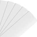 5 Pack 82.5" x 3.5" PVC Vertical Blind Replacement Slats, Blind Replacement Slats for Sliding Glass Doors, Window, Curved Smooth