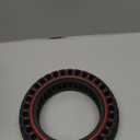 HAONAIMO 10 Inches x 2.5 Solid E Scooter Tires - Replacement Wheels 60/70-6.5 for Ninebot Max G30/G30D/G30E/G30LP - Electric Scooter Rubber Tires - RED