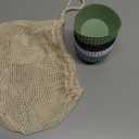 The Silicone Kitchen Reusable Silicone Baking Cup Silicone Muffin Liners for Cupcakes, BPA Free, Regular, 24 Pack, White Blue Green (Standard)