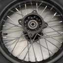 12'' Rear Wheel 80/100-12 3.00-12 Dirt Bike Tire and Inner Tube Assembly for 110cc 125cc SSR SR125 CX65 TaoTao DB14 Coolster QG-214 with Brake Rotor 428 41T Chain Sprocket