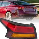 Huray Left Outer Tail Light Fit for Nissan Altima 2019-2022 [Halogen Type] LH Taillight Tail lamp Rear Brake Lamp Assembly OE Style Replacement for NI2804118 (Driver Side)