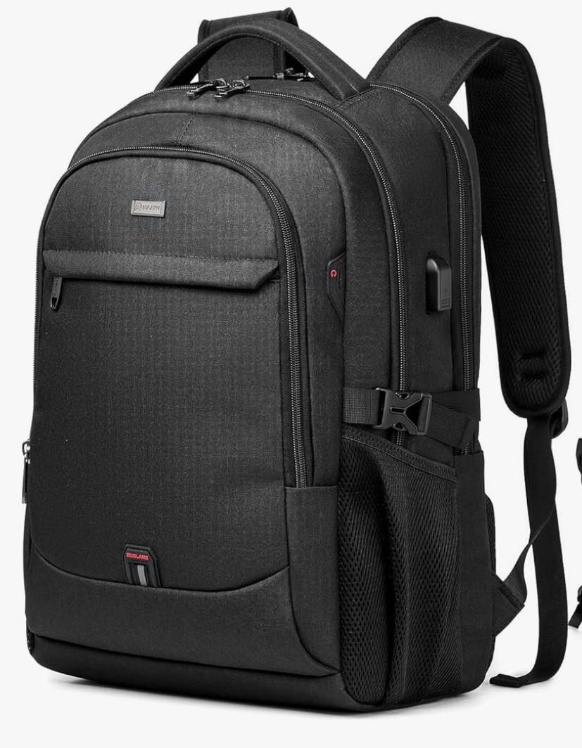 DUSLANG 17 Inch Laptop Backpack for Travel Water Resistant College Backpack for Men/Women Laptop Bag with USB Charging Port