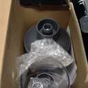 Mueller Multistick 5-in-1 Immersion Blender Handheld,12 Speed Hand Mixer-Turbo Boost, Heaviest Duty Copper Motor, Titanium reinforced Blades Hand Blender, Milk Frother Wand, Whisk, Beaker, Chopper, Grey (Gray)