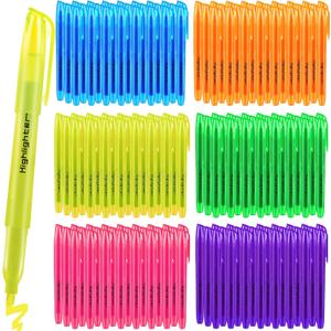 Highlighters Assorted Colors Bulk, 150 Pcs Pastel Highlighters Bulk with 6 Colors for Office and School (Multicolor)