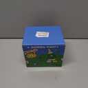 ZZT Insulted 24 OZ Ceramic Coffee mugs With Cute Monster Stickers,Extra Large Mugs,Large Handle Tumblers With Straw,Built In Stainless Steel Insulation Coffee Cups for School,Office,Home (Blue)