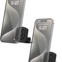 Scosche MAGKIT MagicMount Magnetic Car Phone Mount for Dashboard, 360 Adjustable Magnet Head, Universal Cell Phone Holder for Car, Compatible with iPhone, Samsung, and All Devices (Pack of 2)