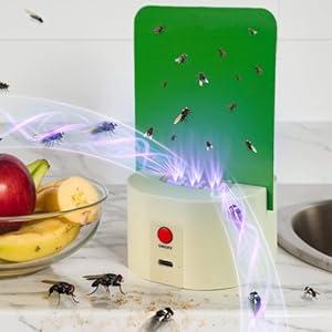 Coospider-Repta Flying Trap Fruit Fly Traps for Indoors (4400mAh)