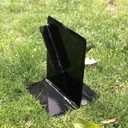 Hi Flame Firewood Kindling Splitter for Wood Stove Fireplace and Fire Pits Wood Splitting Wedge Manual Log Splitter Wedge (Black)