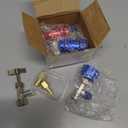 Lichamp Car A/C R1234YF Adapter with Self Sealing Can Tap, AC R1234 Quick Couplers Connectors Kit
