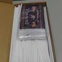 Remagr 100 Pcs 4x6 Inch Small Mini American Flags, 250th Anniversary USA Flag Patriotic Decor for America Celebrations, 4th of July Parades, National Holiday Events & Party Favors (Blue,White,Red)