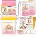Unique 15th Birthday Gifts for Girls 15 Year Old Girl Birthday Gift Set Ideas Quinceanera Gifts for Aged Fifteen Years Trendy Birthdays Present for Teen Girl, Happy 15th Birthday Decorations for Girls