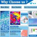 Upigi Sea Animals Diamond Painting Kits for Adults,DIY 5D Diamond Art Kits for Beginners,Round Full Drill Gem Art Crafts Kit for Home Wall Decor 12 x 16 Inch (6 Pack Sea Animals)