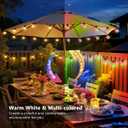 Outdoor String Lights Battery Operated,22ft 20 G40 LED Patio Bulbs