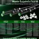 W11130362 WTW5000DW1 WTW5000DW2 WTW5000DW3 MVWX655DW1 MVWC565FW2 MVWC565FW1 Washer Suspension Rod Kit for Whirlpool Maytag Kenmore Washing Machine - Replace W10594080 W10748956 W10735786