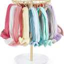 Dahey Headband Holder Hair Bow Organizer for girls Metal Baby Headband Storage with 30 Hooks Modern Hair Accessories Organizer Bow Rack Storage Stand Display for Girls Baby Room Decor