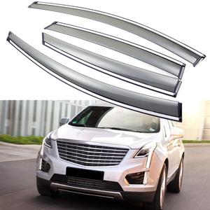 Sun/Rain Guards Wind Deflector Window Visors Compatible with 2017-2024 Cadillac XT5, Sun Visor Shield, Tape-On 4 pcs