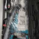 ENEACRO Demolition Jack Hammer 14.5Amp SDS-Hex Concrete Breaker, 65 Joules Heavy Duty Chipping Hammer Cement/Pavement/Floor Breaker, with 2pcs of chisels and Carry box with Rollers (1700W)