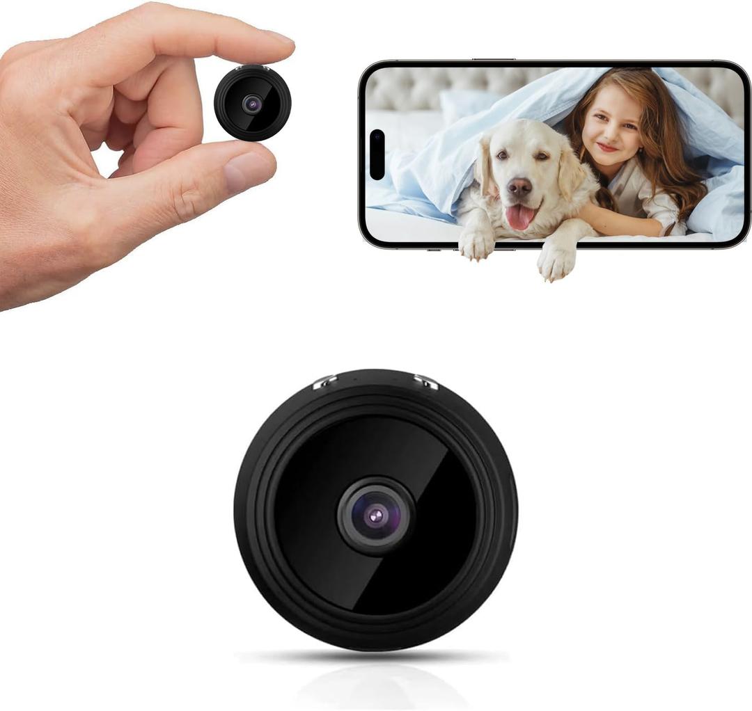 1080P Indoor Hidden Camera Wireless, WiFi Wireless Small Camera, Home Security Camera for Pet, Baby with Motion Detection, Night Vision, App Control