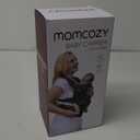 Momcozy Baby Carrier - Ergonomic, Cozy and Lightweight Carrier for 7-44lbs, Effortless to Put On, Ideal for Hands-Free Parenting, Enhanced Lumbar Support, Purehug for Infant to Toddler, Black