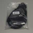 Wiggy Mermaid Black Wig and Mustache Set Mens Short Black 70s 80s Wig + Wig Cap for Halloween Costume Disco Theme Party Cosplay