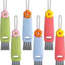 3 in 1 Multifunctional Cleaning Brush, Crevice Cleaner for Bottle Gap Tight Spaces, Portable Cup Lid Cleaner (6 PCS)