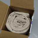 MIULEE Decorative Linen Euro Sham Pillow Covers 24x24 Natural Beige Boho Farmhouse Neutral Couch Throw Pillows for Bed Pack of 2 Accent Modern Pillowcase Sofa Livingroom Home Decor