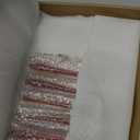 Nuogo 6 Pcs Glass Icicle Ornament Twisted Winter Decorations Decorative Hanging Christmas Ornaments Xmas Crystal Ornaments for Winter Holiday Christmas Tree Fireplace Party(Red,Classic Style)