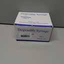 100 Pack 1ml/cc Lab Syringes Luer Lock with 25Ga 1 Inch(25mm) Needle, Disposable Individually Wrapped for Scientific Labs, Feeding Small Animals, Dispensing, Applicator, Watering