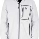 Gerry Mens Softshell Jacket  Water & Wind Resistant, Adjustable Hood & Cuffs, Heavyweight Outdoor Coat (X-Large, Gray)