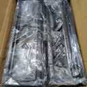 Under Bed Storage with Wheels,XXL 60L Under Bed Storage Containers with Clear Lids, Rolling Under Bed Metal Drawer for Clothes, Shoes,Toys (Black, 2 Pack)