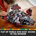 LEGO Star Wars The Dark Falcon Buildable Starship - Star Wars Toy Set for Boys and Girls - Collectible Millenium Falcon Toy with 6 Minifigures - Birthday Gift for Kids - 75389