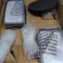 UME 2 Pack 5500LM LED Security Lights Motion Sensor Light Outdoor, 49W, 5000K Daylight, IP65 Waterproof, Dusk to Dawn, 3 Head Motion Detected Flood Light for Garage, Yard, Porch (Black)