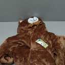 MICHLEY Unisex Baby Halloween Romper Dress up Flannel Soft Animal Cosplay Costume Outfit For Girls Boys 0-4T (30-36 Months, Deep Brown Bear)